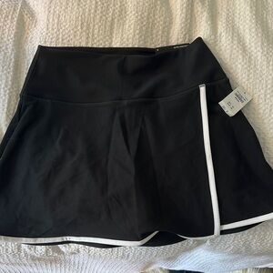 Abercrombie & Fitch Black Skort with White Trim